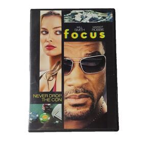 Focus DVD 2015 Movie Will Smith Margot Robbie R Action Romance